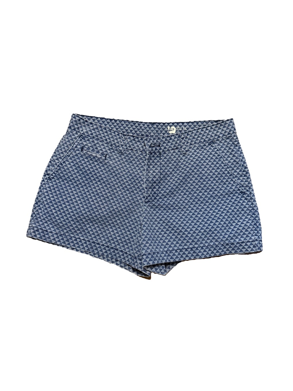 Gap Geometric Print Blue and White Women's Shorts Size 26